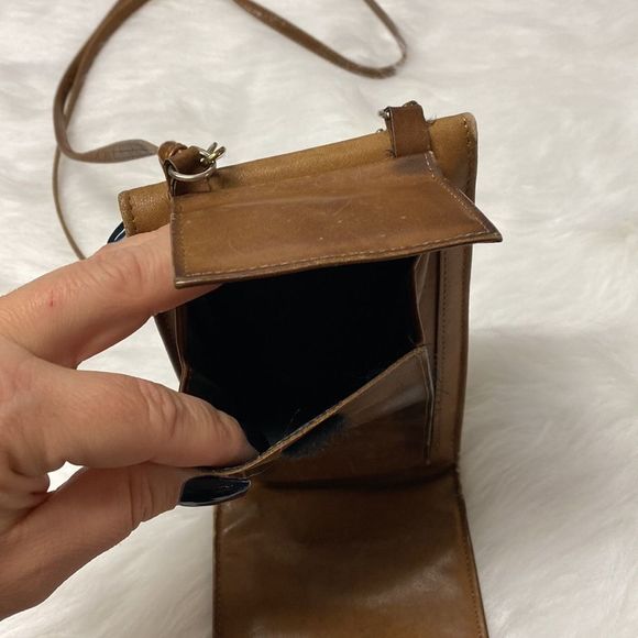 Rolfs Bags Vintage Rolfs Cowhide Macro Bag Brown Crossbody Poshmark